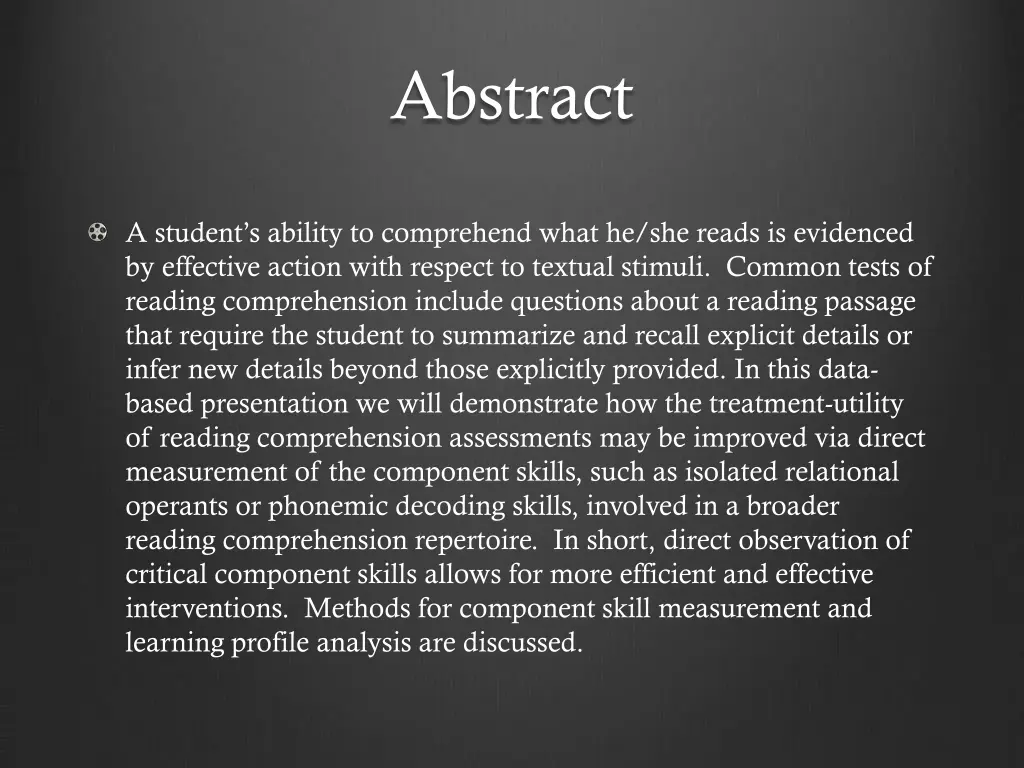 abstract
