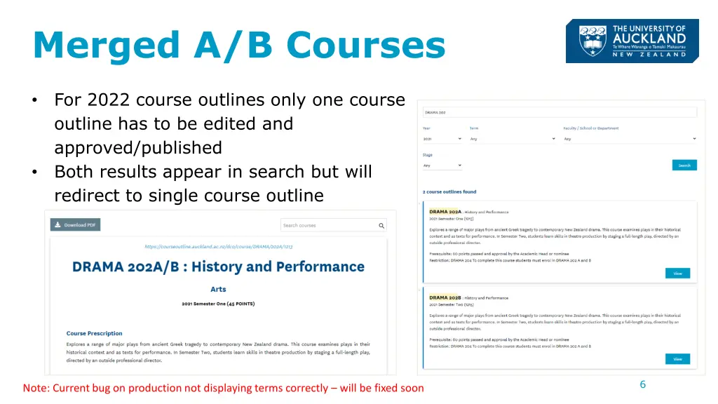 merged a b courses