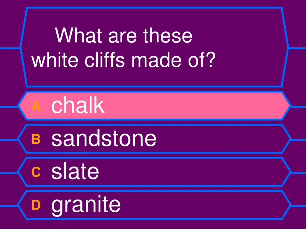 what are these white cliffs made of 1