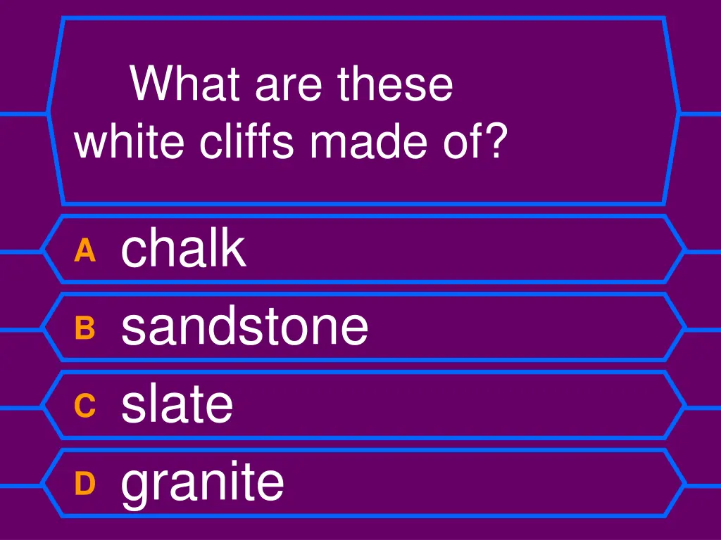 what are these white cliffs made of