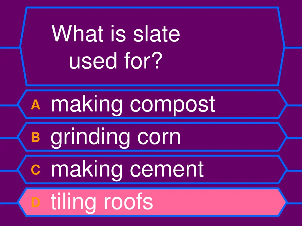 what is slate used for 1
