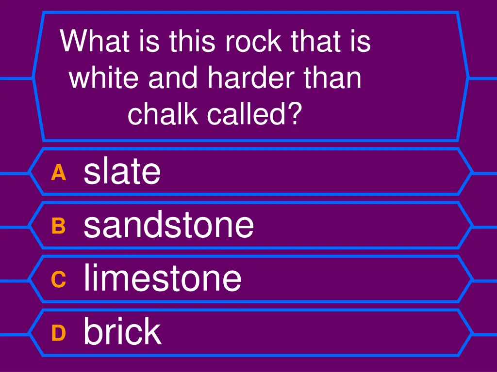 what is this rock that is white and harder than