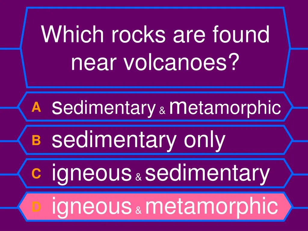 which rocks are found near volcanoes 1