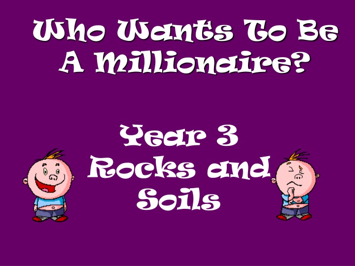 who wants to be a millionaire