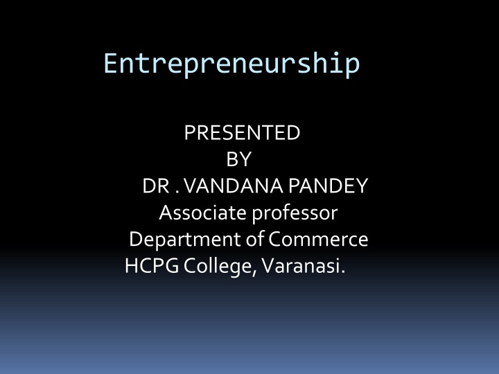 entrepreneurship