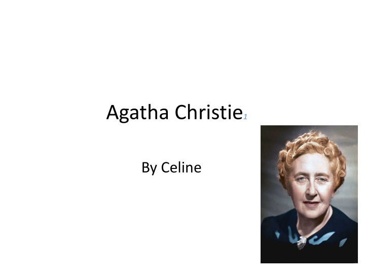 agatha christie 1