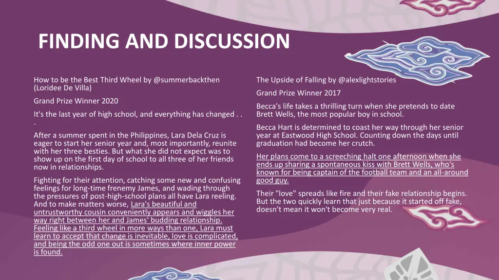 finding and discussion 3