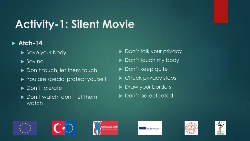 activity 1 silent movie 1