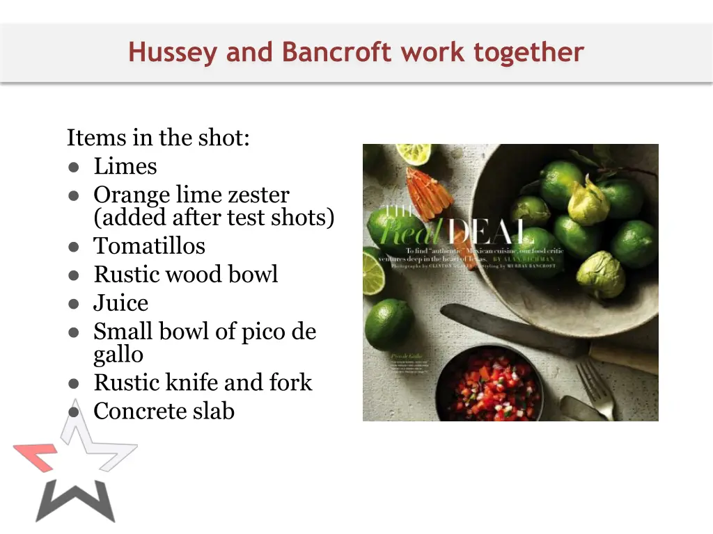 hussey and bancroft work together