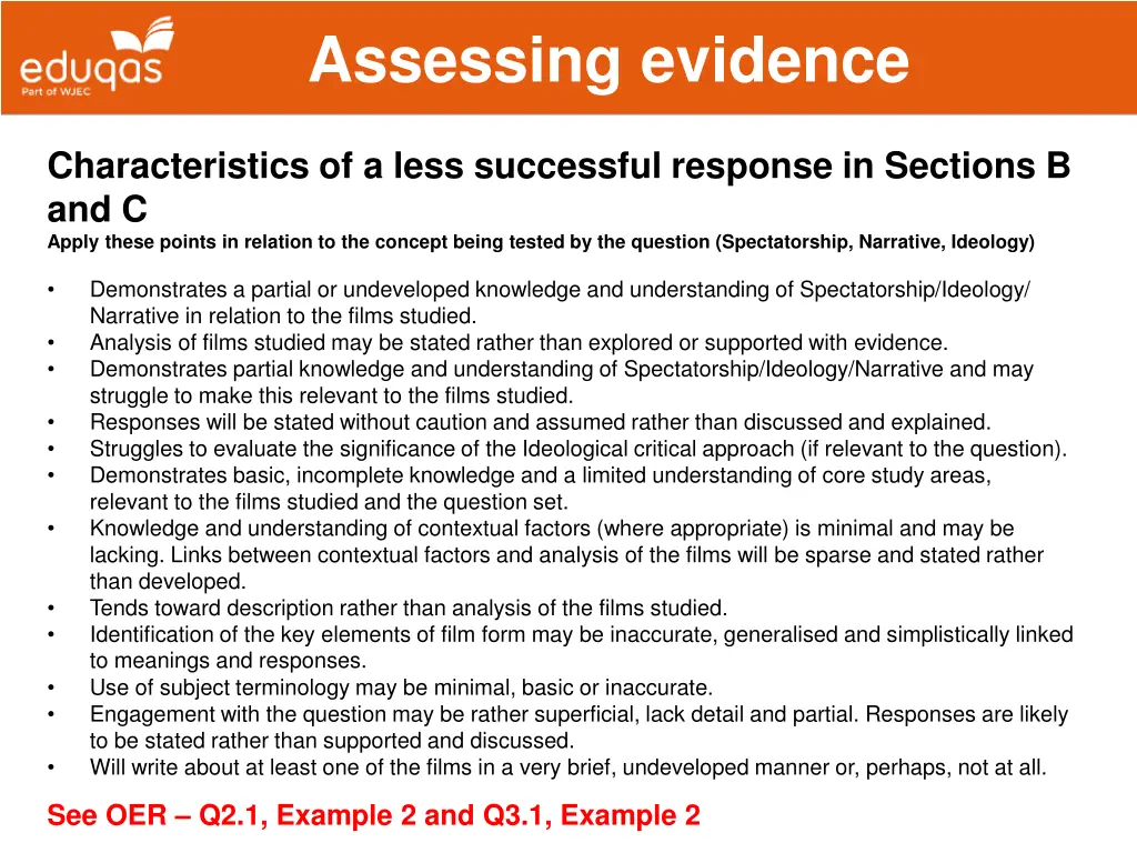 assessing evidence 14