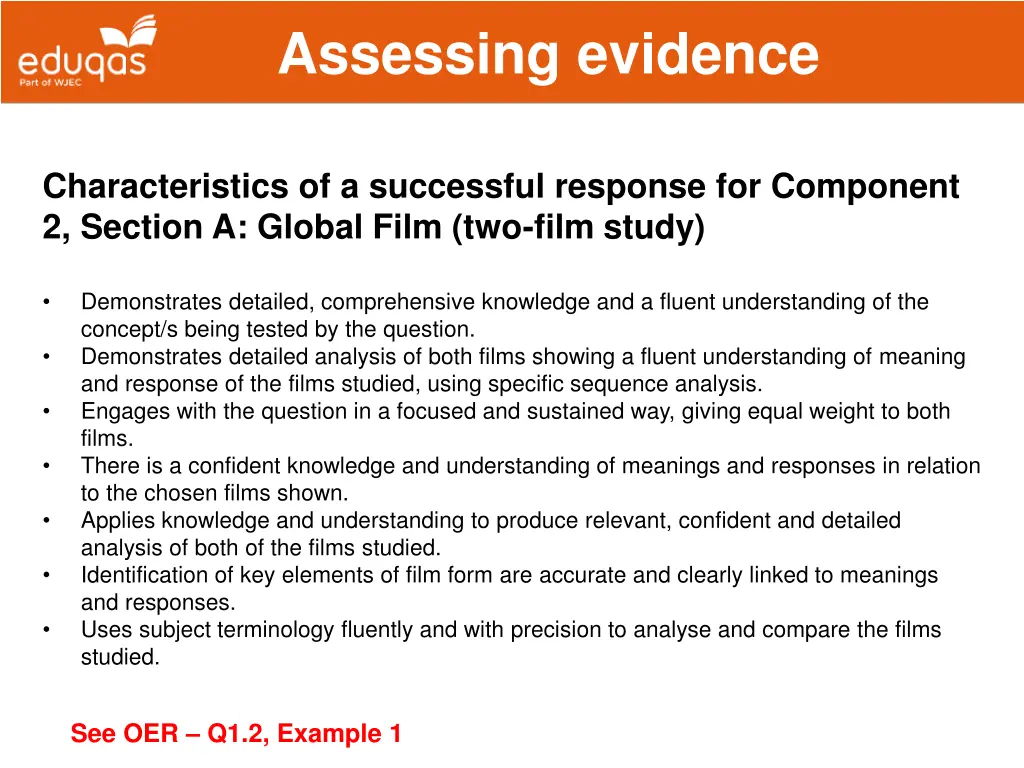 assessing evidence 20