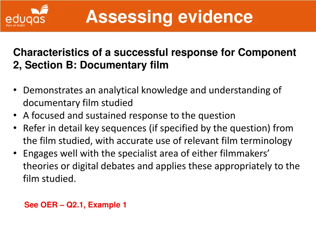 assessing evidence 22