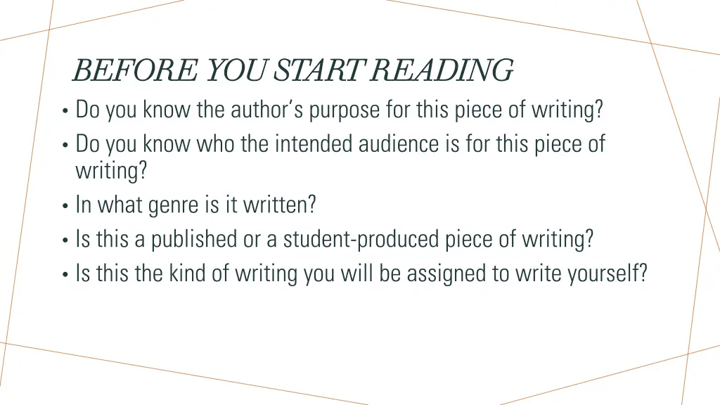 before you start reading before you start reading