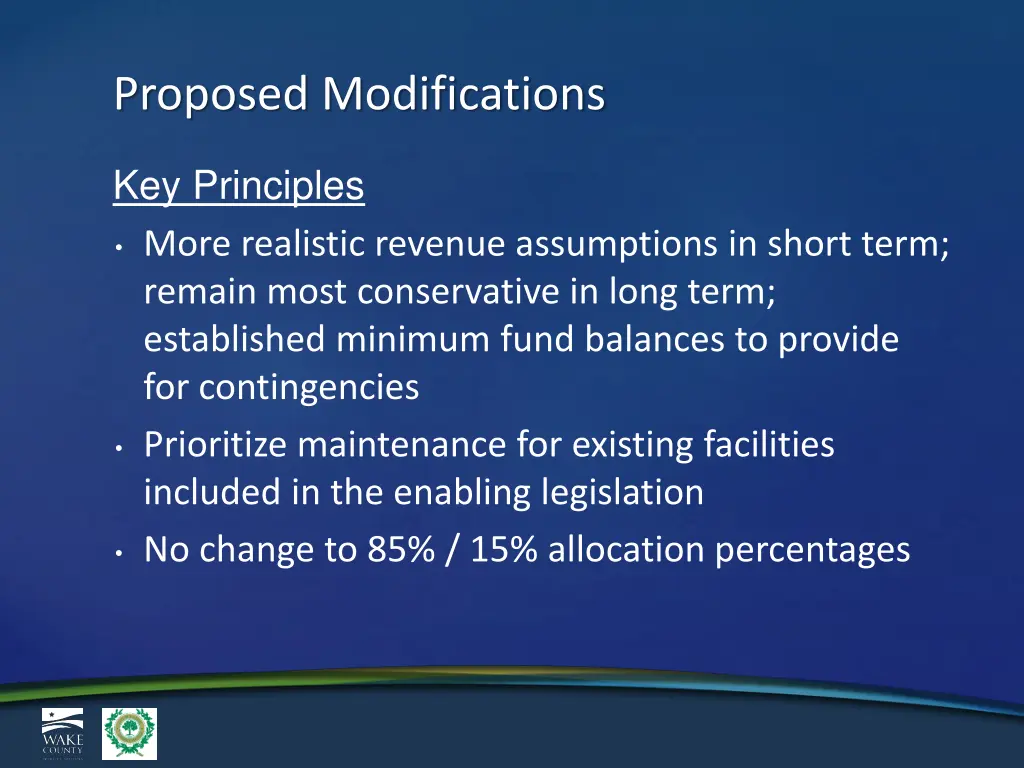 proposed modifications 1