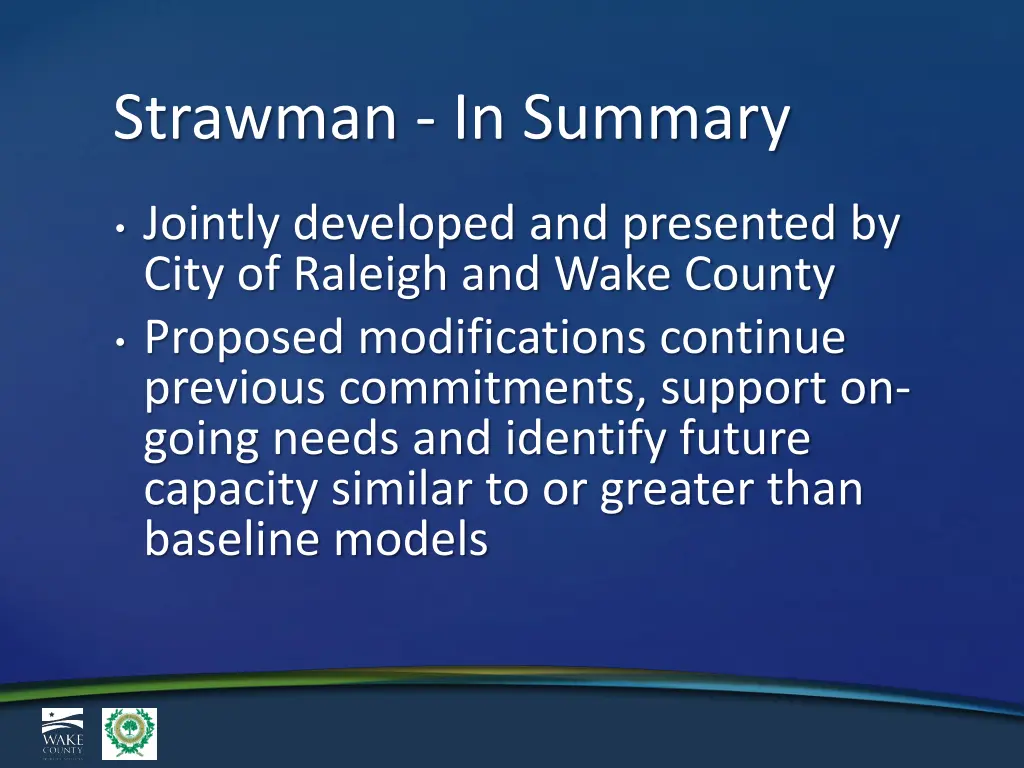 strawman in summary