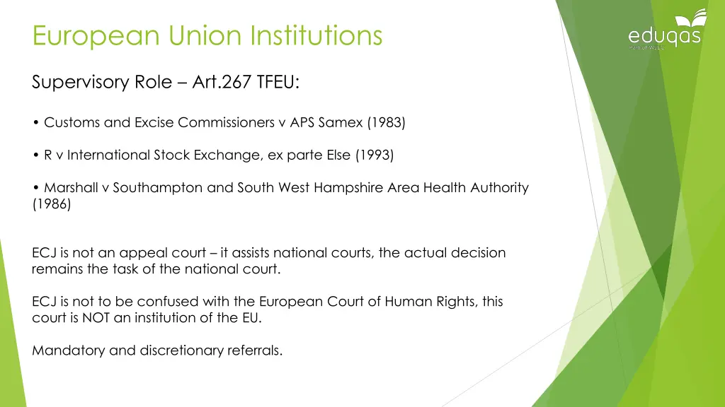 european union institutions 9