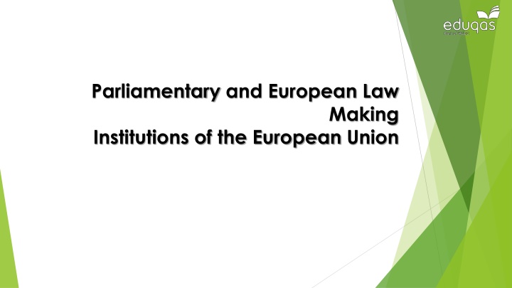 parliamentary and european law