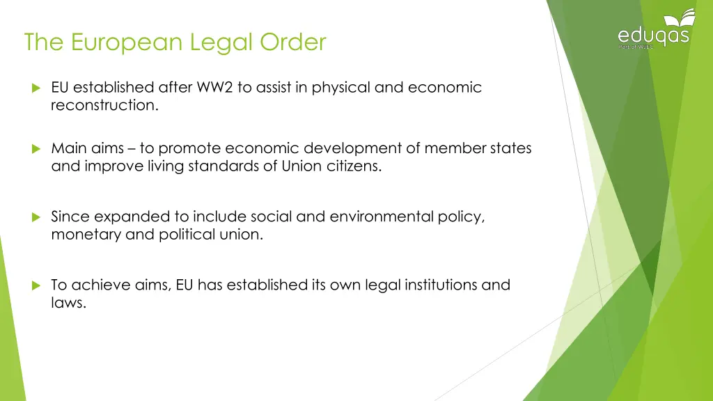 the european legal order