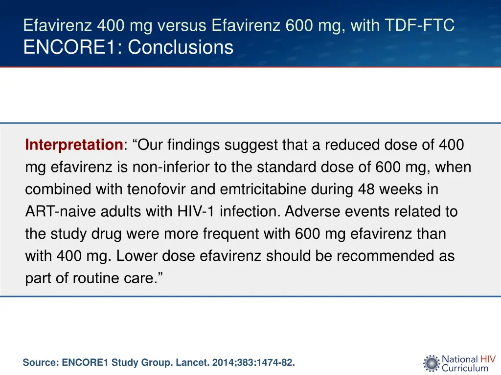 efavirenz 400 mg versus efavirenz 600 mg with 3