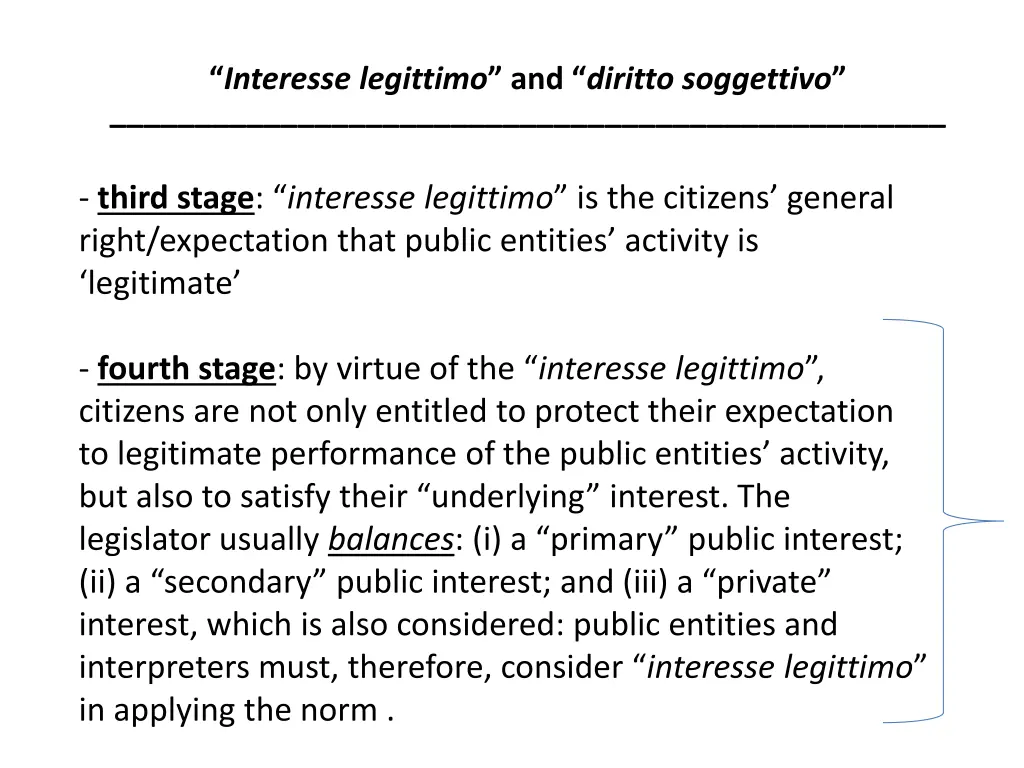 interesse legittimo and diritto soggettivo 4