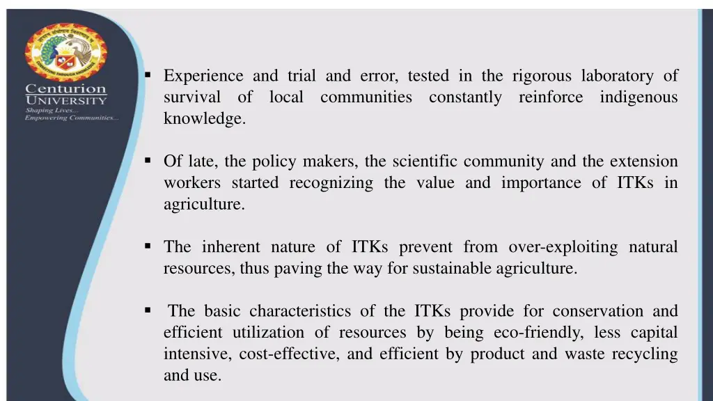 experience and trial and error tested
