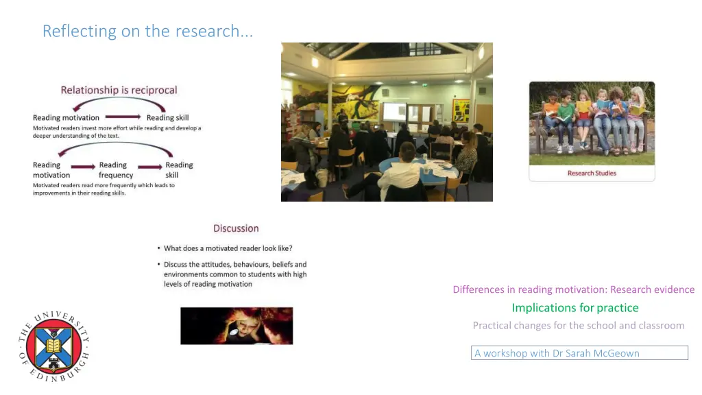 reflecting on the research