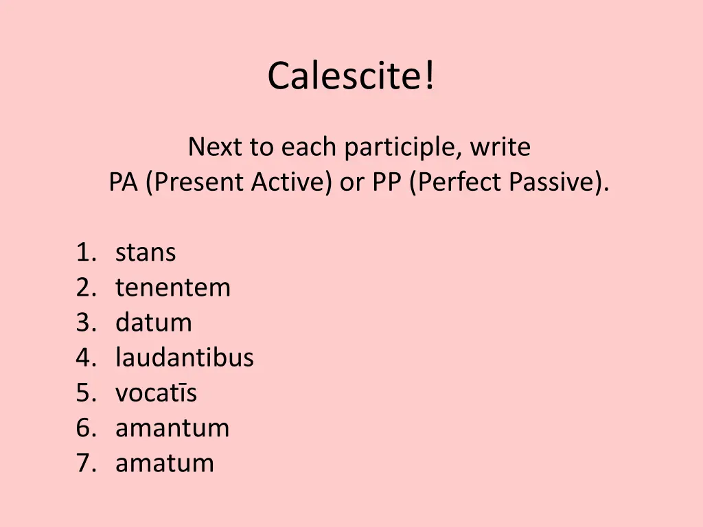 calescite