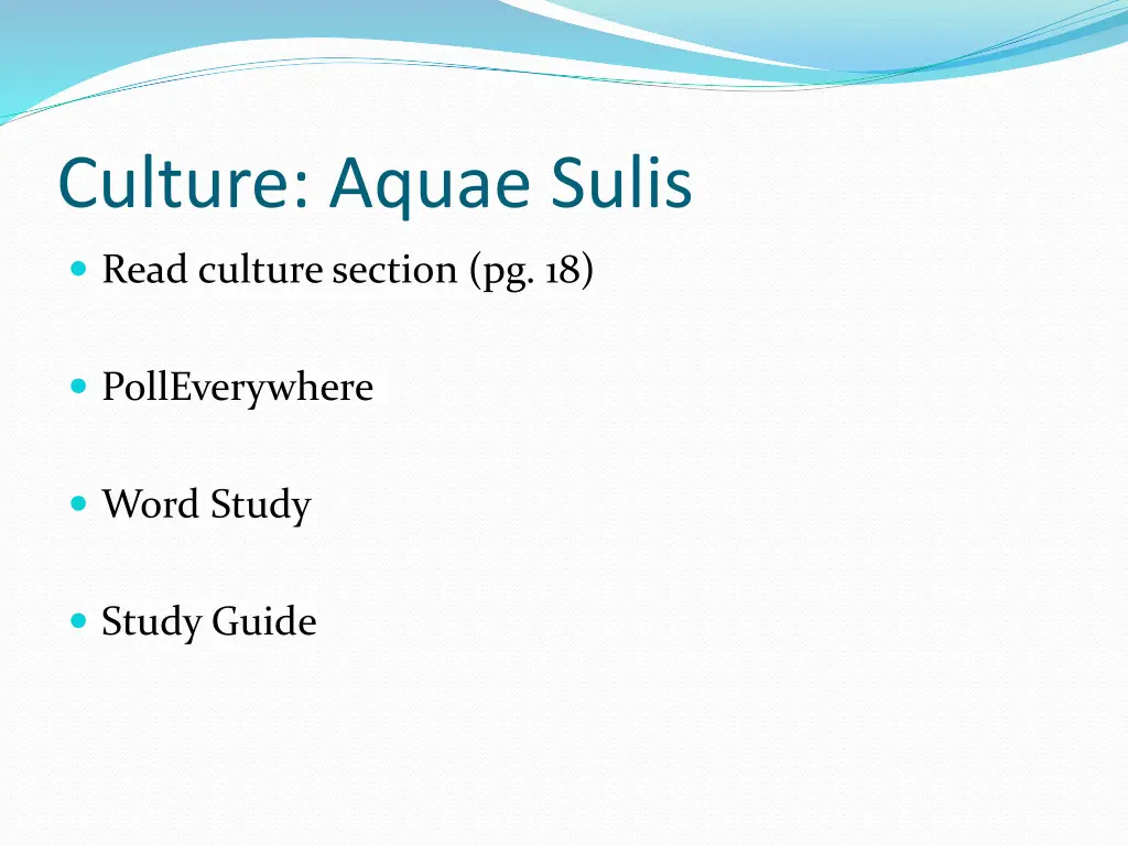 culture aquae sulis