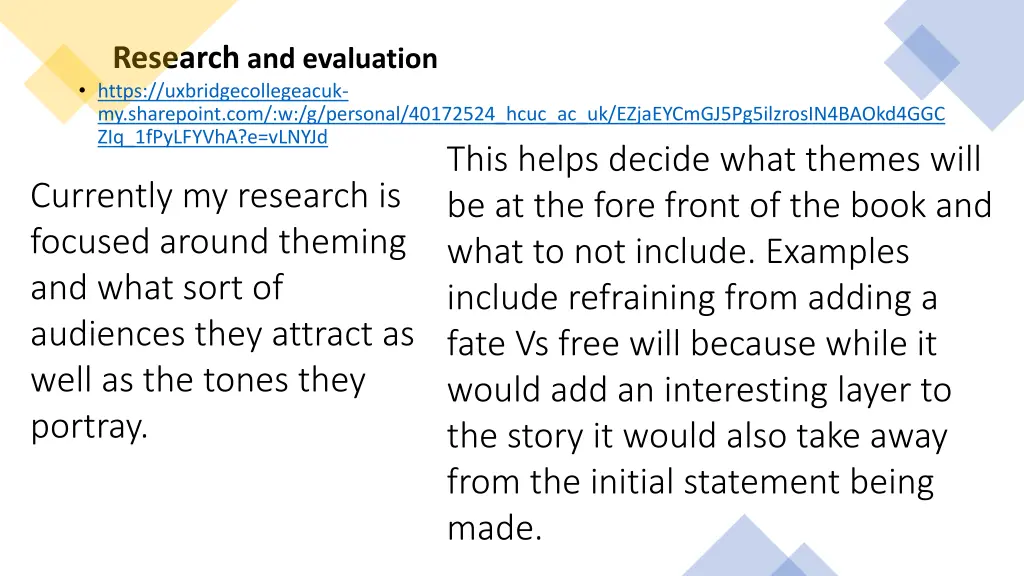 research and evaluation https uxbridgecollegeacuk