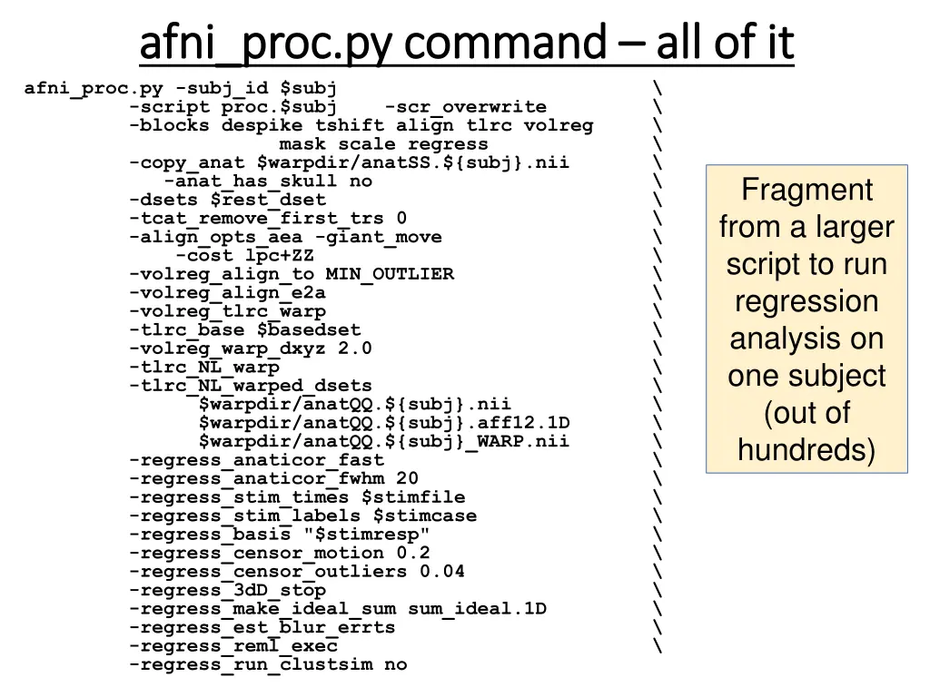 afni proc py afni proc py command afni proc