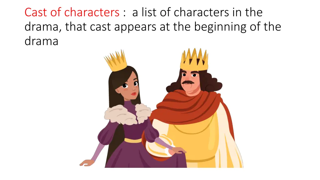 cast of characters a list of characters