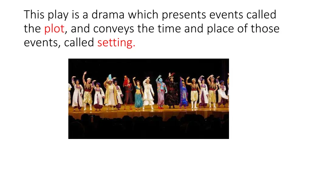 this play is a drama which presents events called