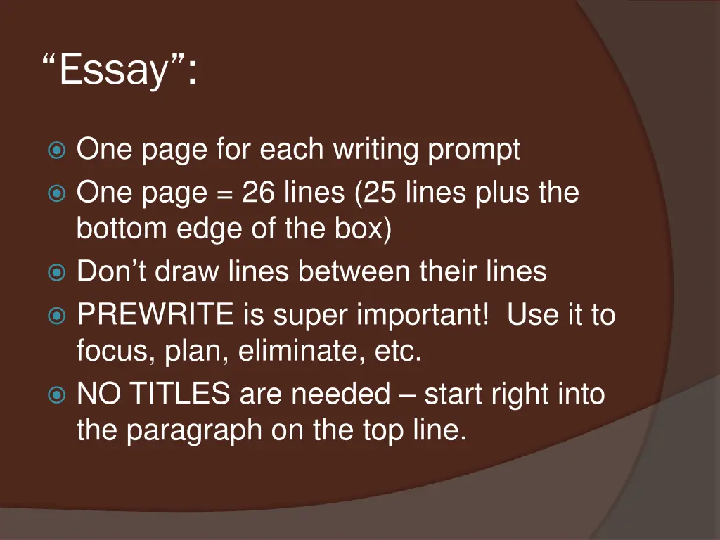 essay