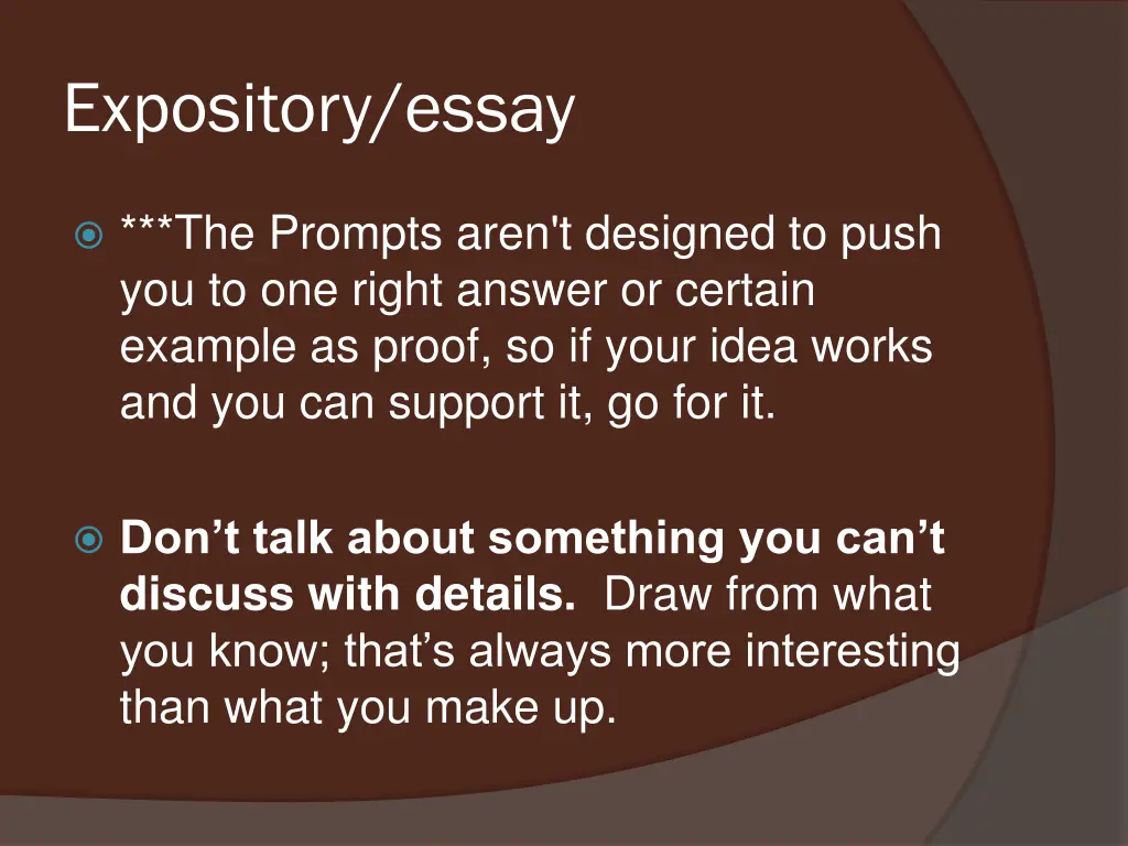 expository essay 1