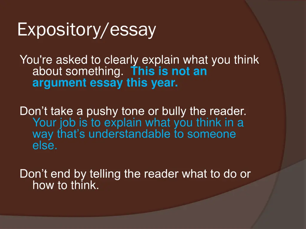 expository essay