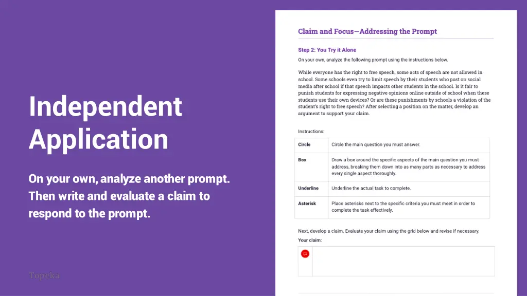 independent application