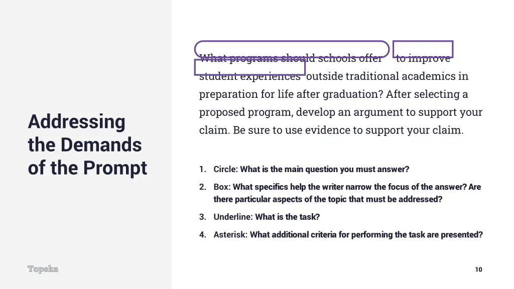 what programs should schools offer to improve 1