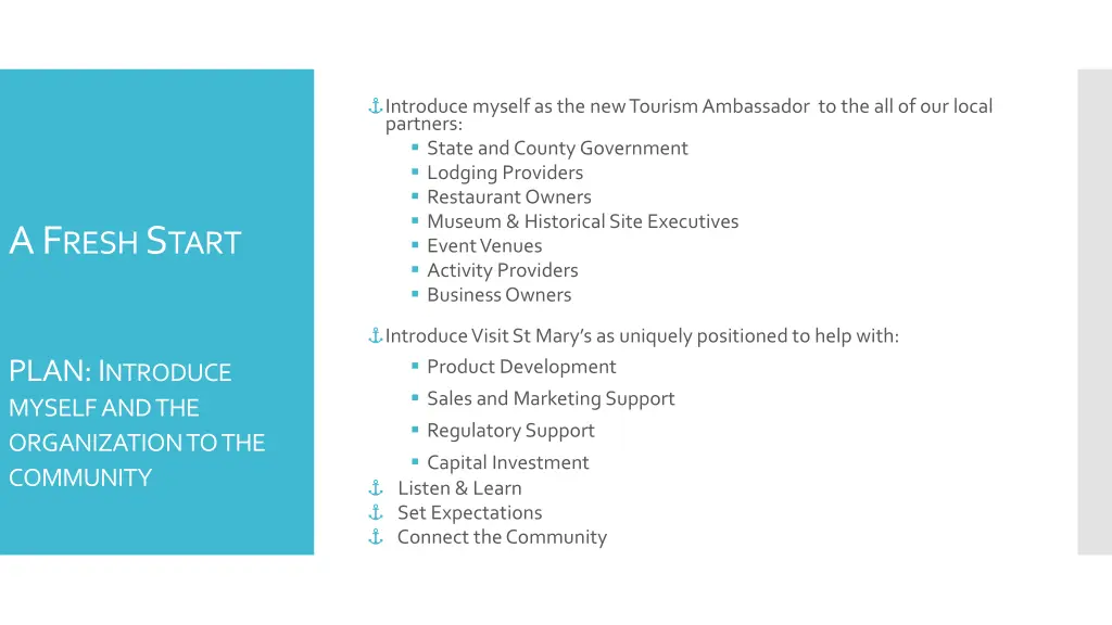 introduce myself as the new tourism ambassador