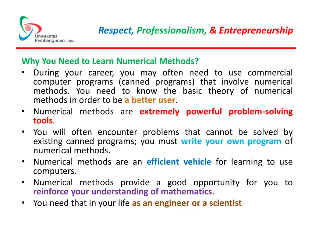 respect professionalism entrepreneurship 4