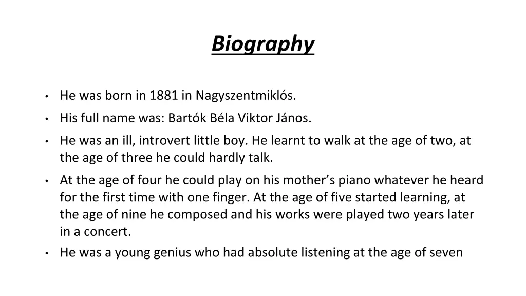 biography