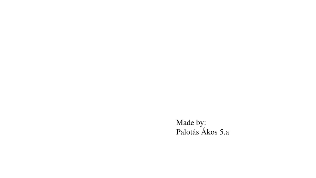 made by palot s kos 5 a