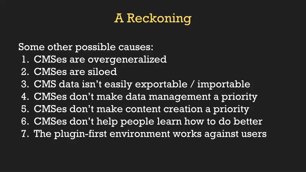 a reckoning 9