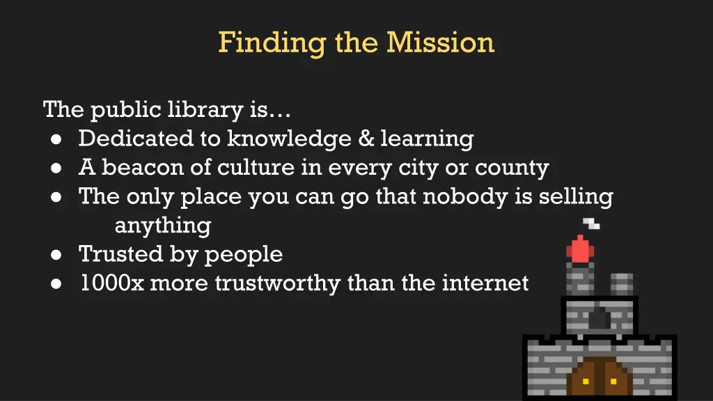 finding the mission