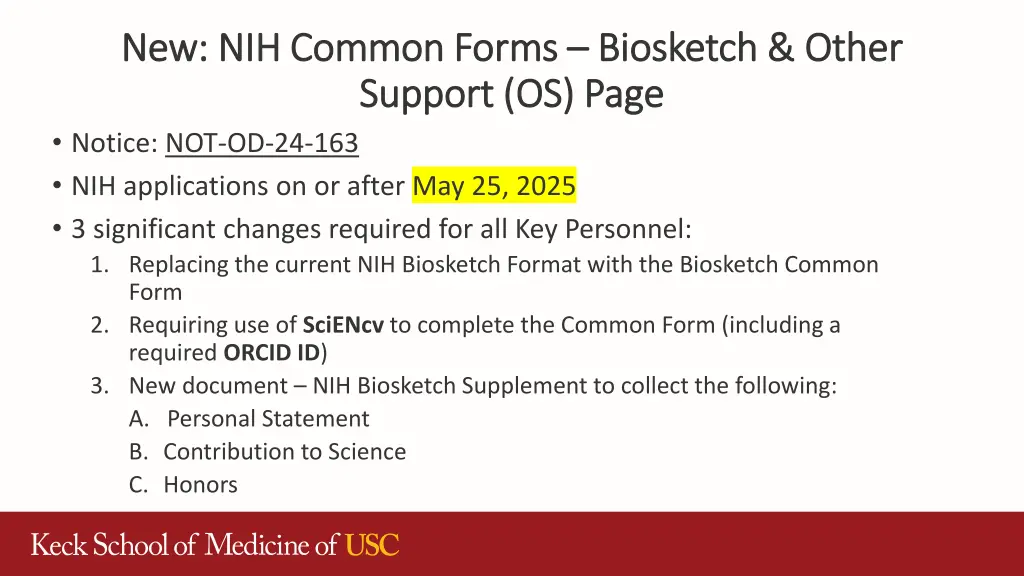 new nih common forms new nih common forms