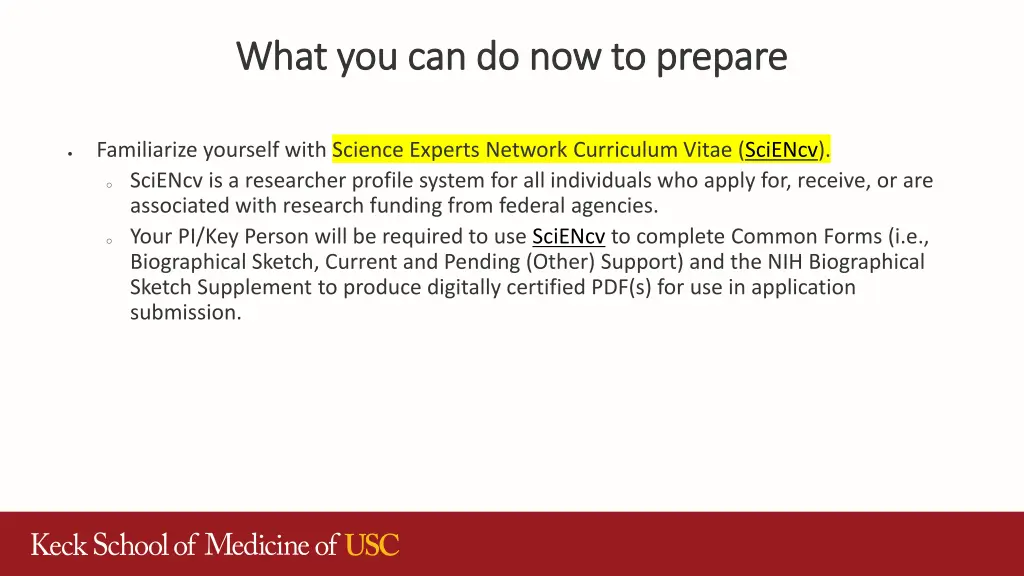 what you can do now to prepare what