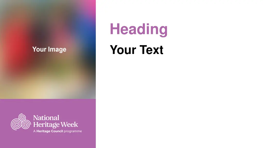 heading your text