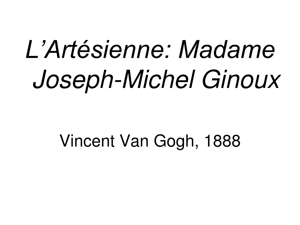 l art sienne madame joseph michel ginoux