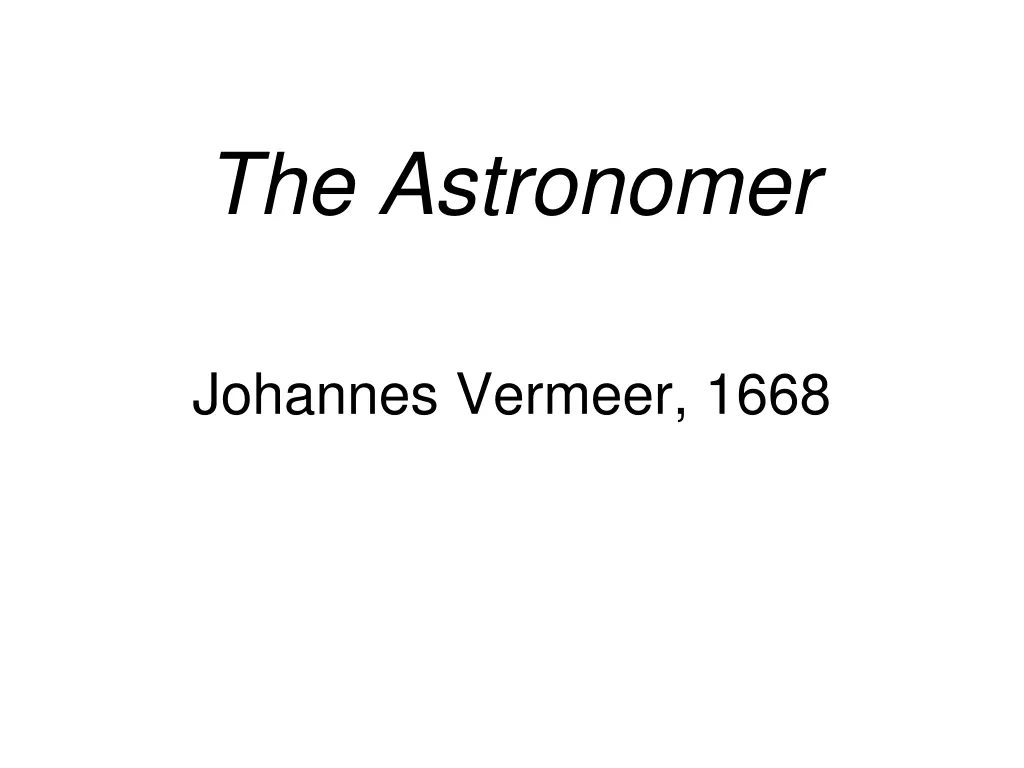 the astronomer