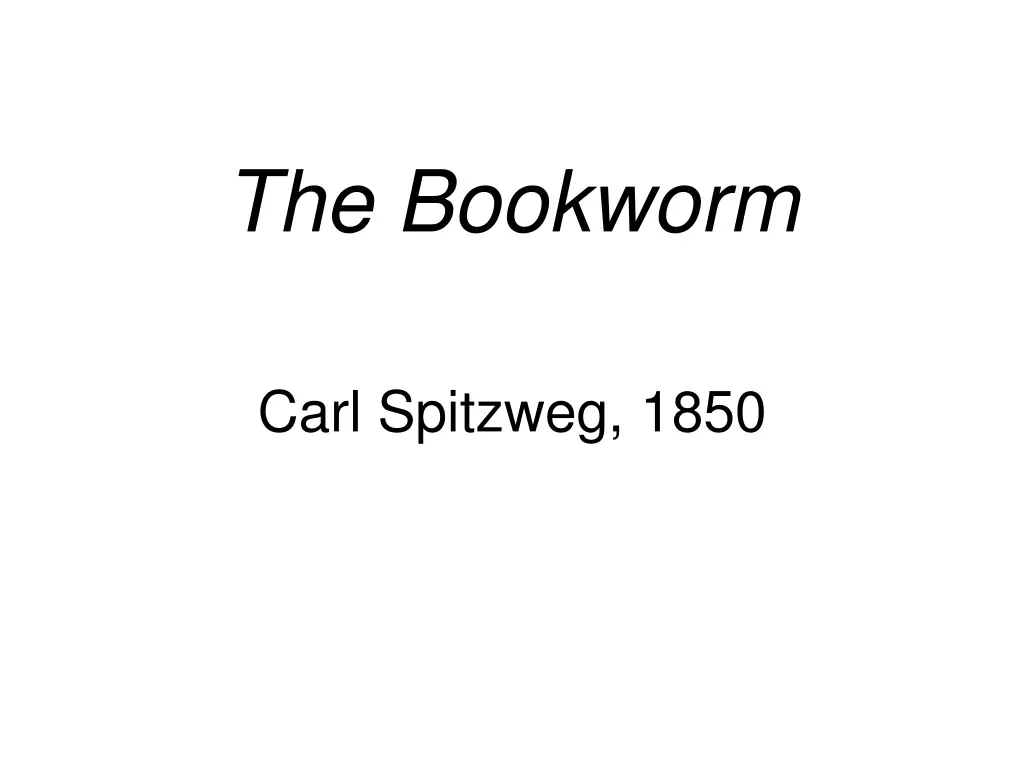 the bookworm