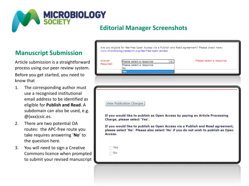 editorial manager screenshots